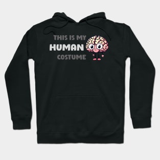 Brain halloween human costume design Hoodie